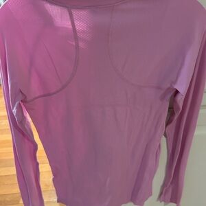 Athleta Pink Fitted Long Sleeve Top